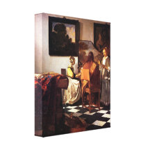 Johannes Vermeer - Musical Trio Gallery Wrap Canvas
