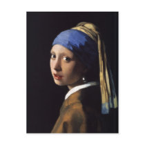 Johannes Vermeer Postcard