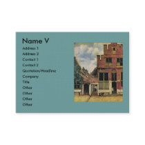 Johannes Vermeer's Street in Delft (circa 1660)