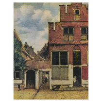 Johannes Vermeer's Street in Delft (circa 1660)