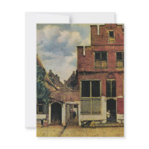Johannes Vermeer's Street in Delft (circa 1660)