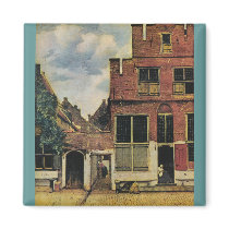 Johannes Vermeer's Street in Delft (circa 1660)