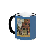 Johannes Vermeer's Street in Delft (circa 1660) Coffee Mug