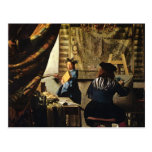 Johannes Vermeer's The Art of Painting circa 1668 Post Cards