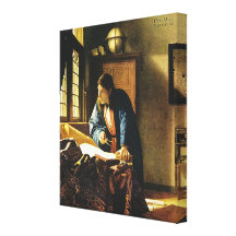 Johannes Vermeer's The Geographer (circa 1669) Gallery Wrapped Canvas