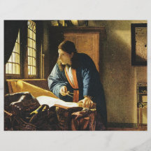 Johannes Vermeer's The Geographer (circa 1669) Personalized Flyer
