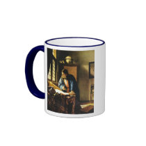 Johannes Vermeer's The Geographer (circa 1669) Coffee Mug