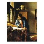Johannes Vermeer's The Geographer (circa 1669) Postcards