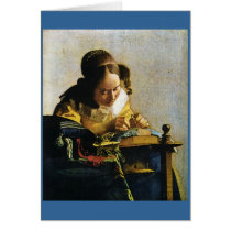 Johannes Vermeer's The Lacemaker (circa 1670)
