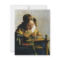 Johannes Vermeer's The Lacemaker (circa 1670)