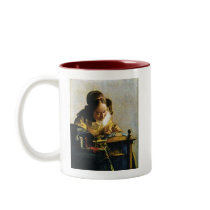 Johannes Vermeer's The Lacemaker (circa 1670) Coffee Mug