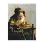 Johannes Vermeer's The Lacemaker (circa 1670)