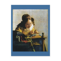 Johannes Vermeer's The Lacemaker (circa 1670)