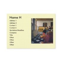 Johannes Vermeer's The Music Lesson (circa1663)