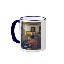 Johannes Vermeer's The Music Lesson (circa1663) Mug