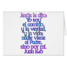 John 14:6 Spanish Card