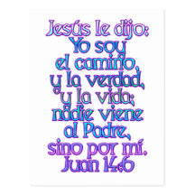 John 14:6 Spanish Post Card
