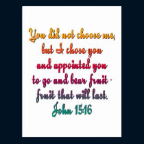 John 15:16 postcards