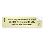 John 1:1 bumper stickers