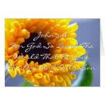 John 3:16 Blank Scripture Greeting Card