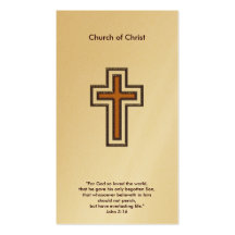 John 3:16 - Christian Business Card