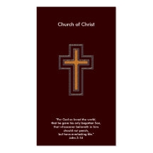 John 3:16 - Christian Business Card