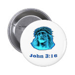 john 3:16 Christian gifts Buttons