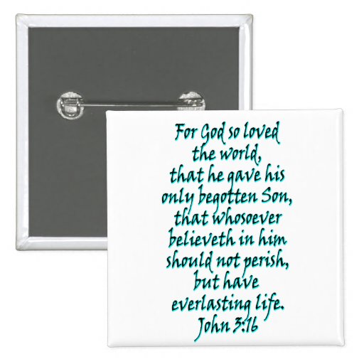 John 3:16 English Pin