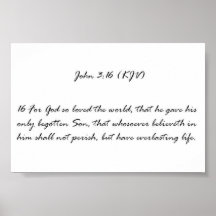 John 3:16 (KJV) Print