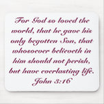 John 3:16 mouse pad