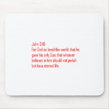John 3:16 mousepad