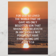 john 3 16 personalized flyer