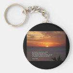 John 3:16  Sunset Keychain