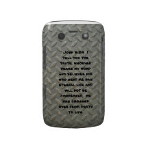 John 5;24 Diamond Plated BlackBerry Bold Case-Mate