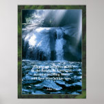 John 7:38 Living Water scripture Poster Print
