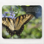 John 8 Yellow Swallowtail Butterfly Mousepads