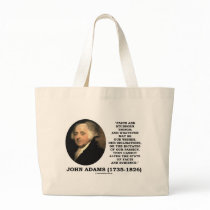 John Adams Facts Are Stubborn Things Evidence Canvas Bag