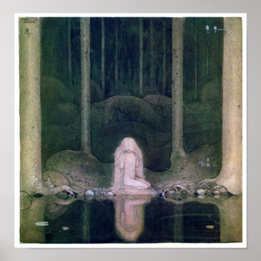 John Bauer ( 1913 ) Tuvstarr  Poster