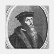 John Calvin Fridge Magnet