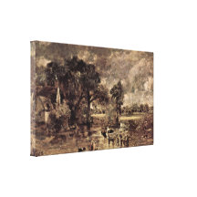 John Constable - The Hay Wain study Gallery Wrap Canvas
