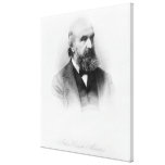 John Couch Adams, engraved by George J. Stodart Canvas Print