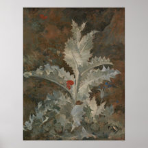 John Crome - A Thistle Poster