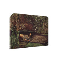 John Everett Millais - Ophelia Stretched Canvas Print