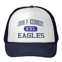 John F Kennedy - Eagles - High - Warren Ohio Hats