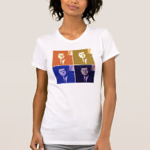 John F Kennedy Pop Art Tee Shirts