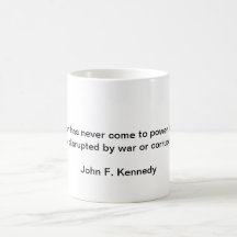 John F. Kennedy Quote Kaffe Kopp