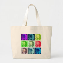 John F Kennedy Tote Bags