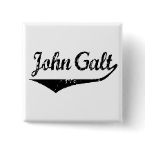 John Galt Pinback Buttons