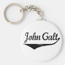 John Galt Key Chain