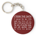 John Galt Oath keychain